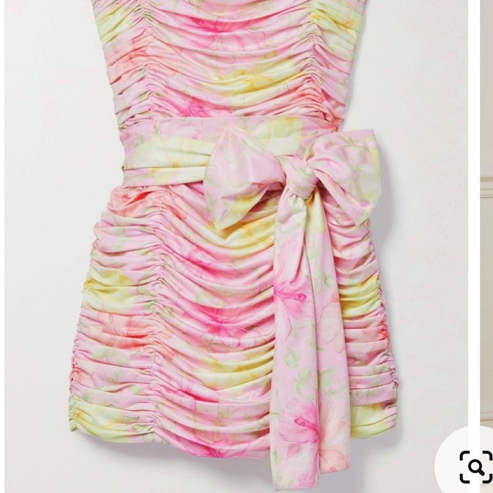 Love shack fancy floral mini dress